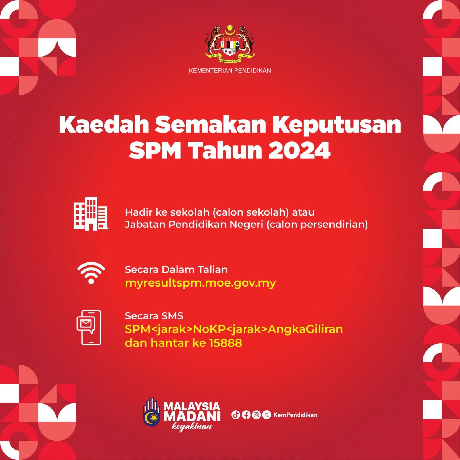 Semakan Keputusan SPM